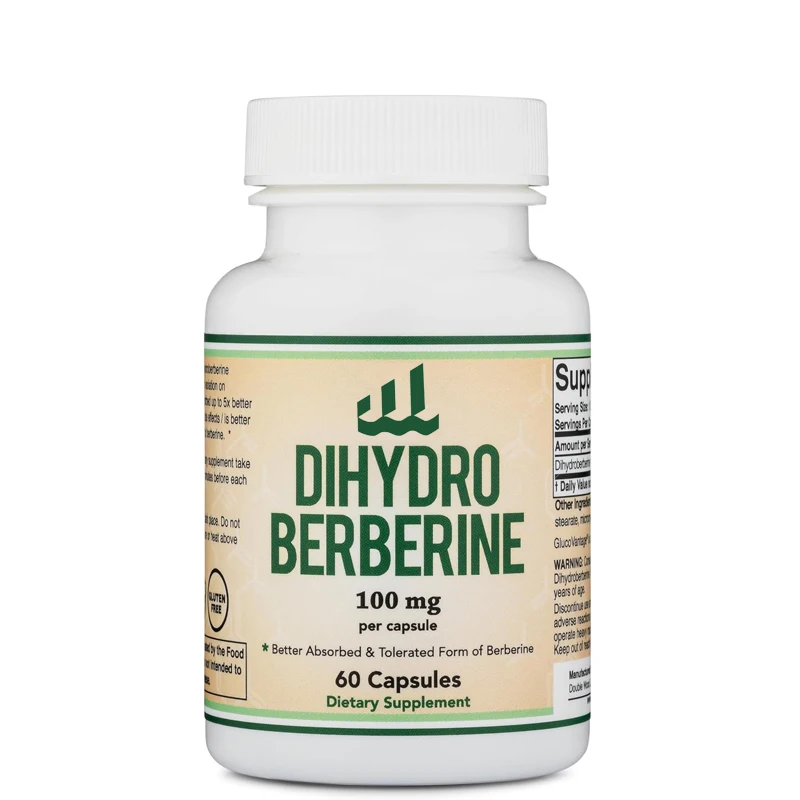 

Dihydroberine supplement 100mg, 60 capsules (patented GlucoVantage super small aspartic acid, vegetarian safe)