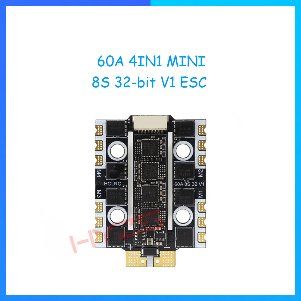 60A 4in1 MINI 8S 32-Bit V1 BL32/AM32 ESC FPV racing spare parts