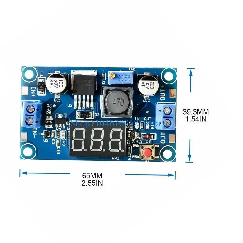 5asd إلى تنحى وحدة الطاقة منظم الجهد مع LED الفولتميتر ديس
