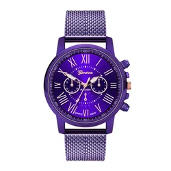 2020 genebra relógios de pulso femininos moda luxo roxo relógios casuais senhoras relógio feminino reloj mujer relogio feminino