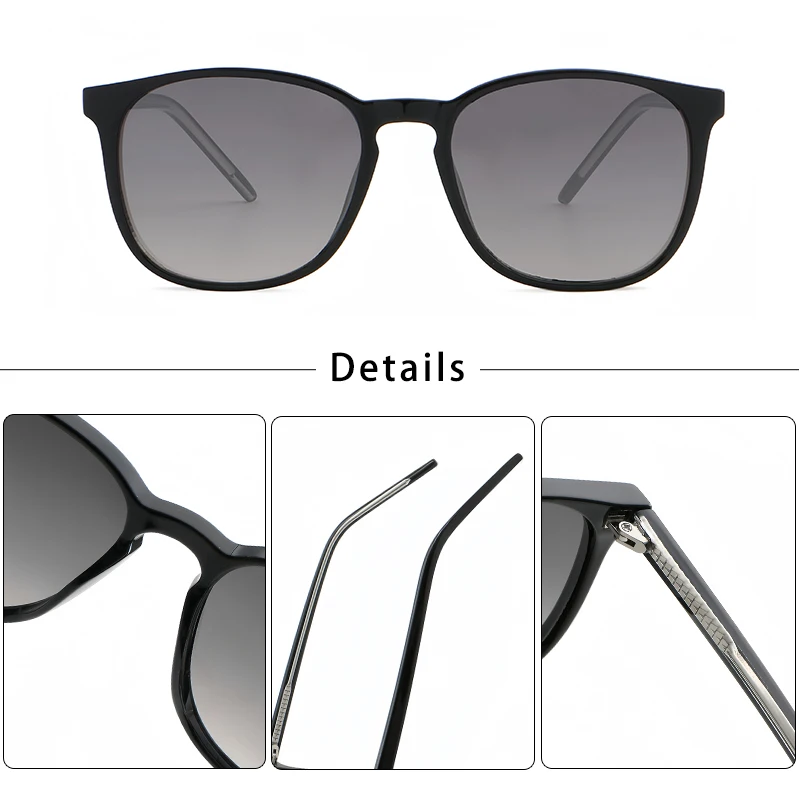 CATERSIDE Neue runde Sonnenbrille für Herren, Markendesign, einfache Sonnenbrille für Damen, Reisen, Business, Party, Brillen, Geschenk, Sommerstil – Detail 12