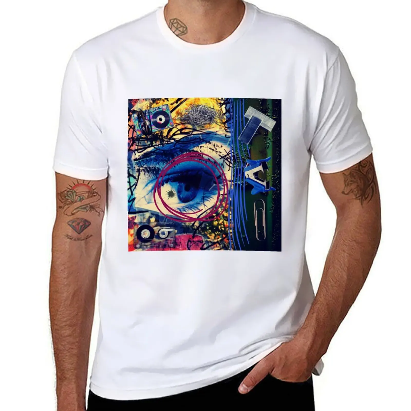 

EYE Collage Metal Print T-Shirt t shirt for man man t shirts graphic T-Shirt