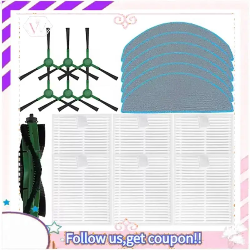 A50F-For Irobot Roomba Essential Y0112 ملحقات ممسحة مرشح HEPA