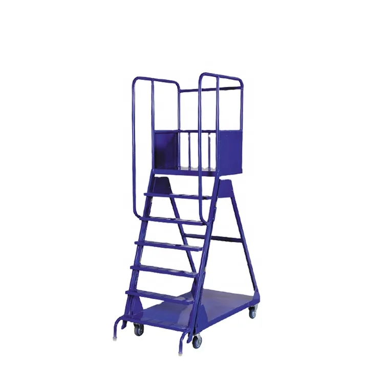 Multi Functional Metal Ladder with Handle and Wheels