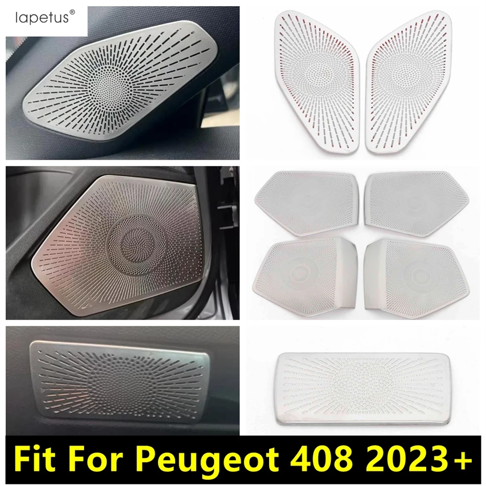 

Glove Box / Pillar A Tweeter / Door Speaker Audio Loudspeaker Sound Frame Cover Trim Accessories For Peugeot 408 2023 2024 2025