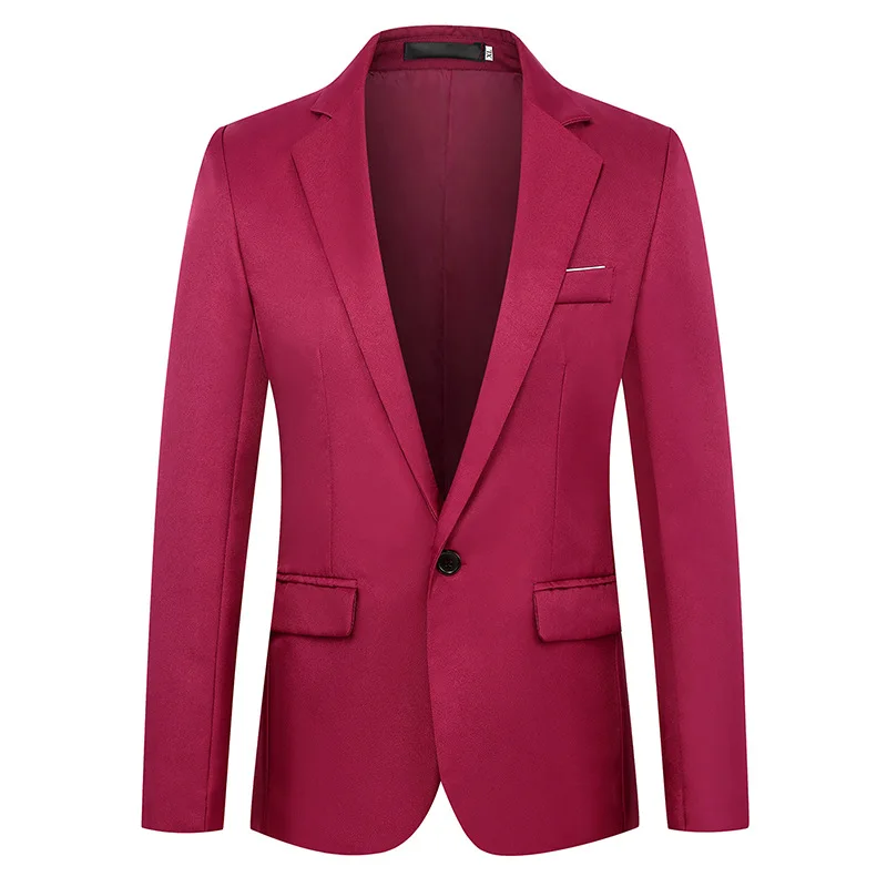 NT213  New professional suit, same style for men and women, spring and autumn waist-cinching, one-button small suit