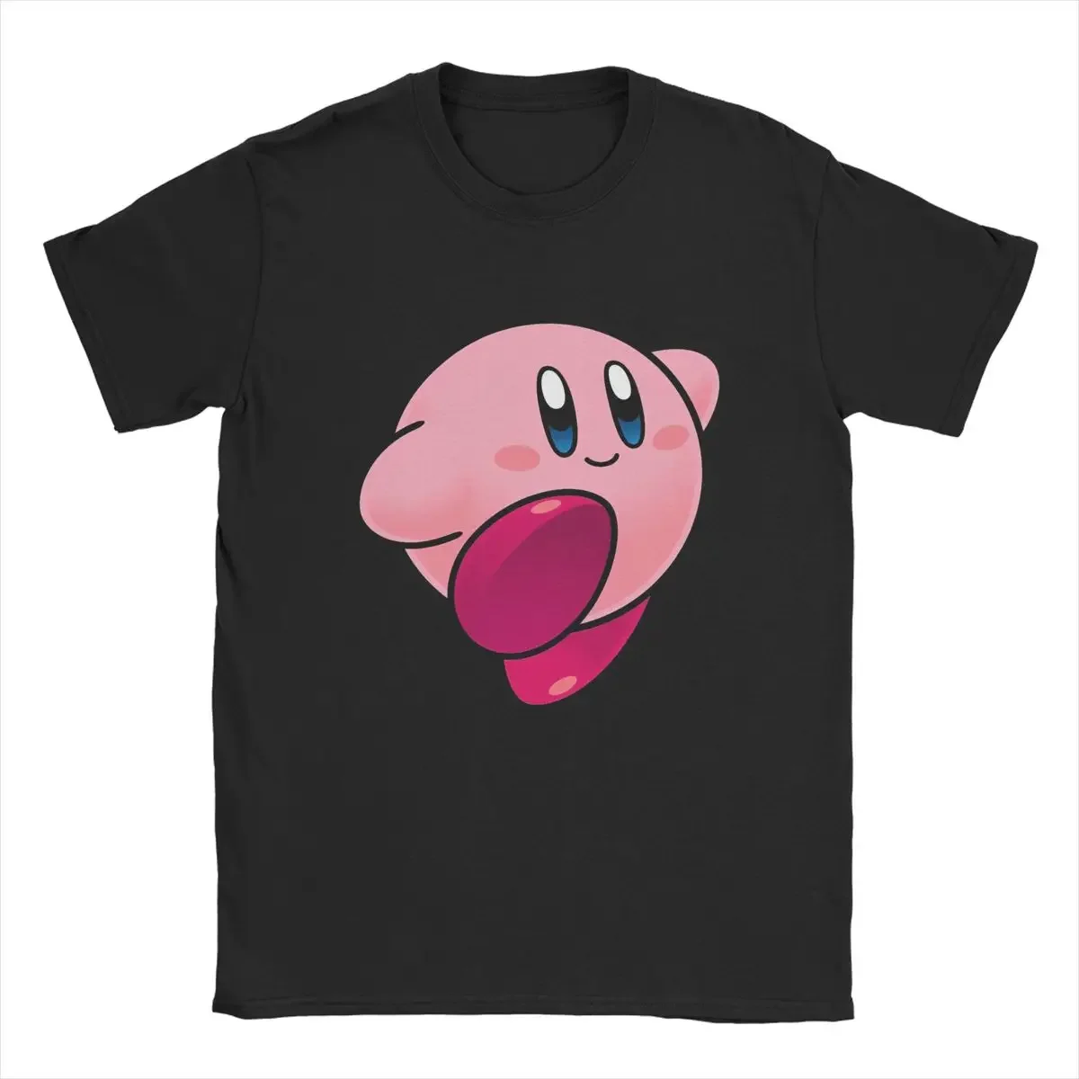 Kirbys Cartoon Game T-Shirts for  Womens Funny  Tee Shirt Crewneck Short Sleeve T Shirts New Arrival Tops