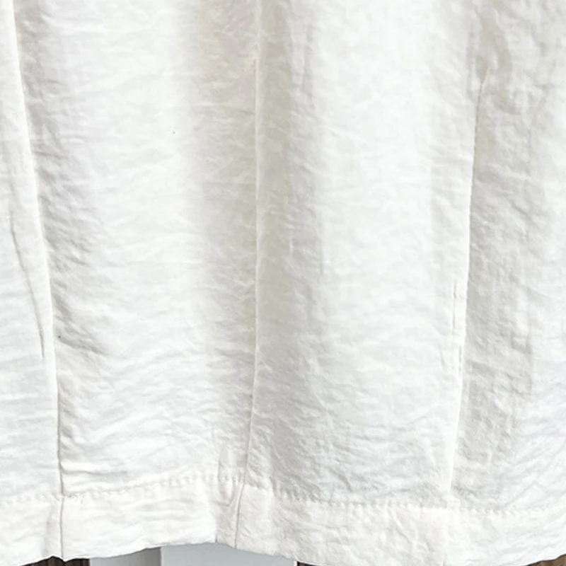 

plus Size Women's Summer Thin Wide Leg Pants Elastic Waist Casual Straight Nine-Tenths Harem andmother Pants ape