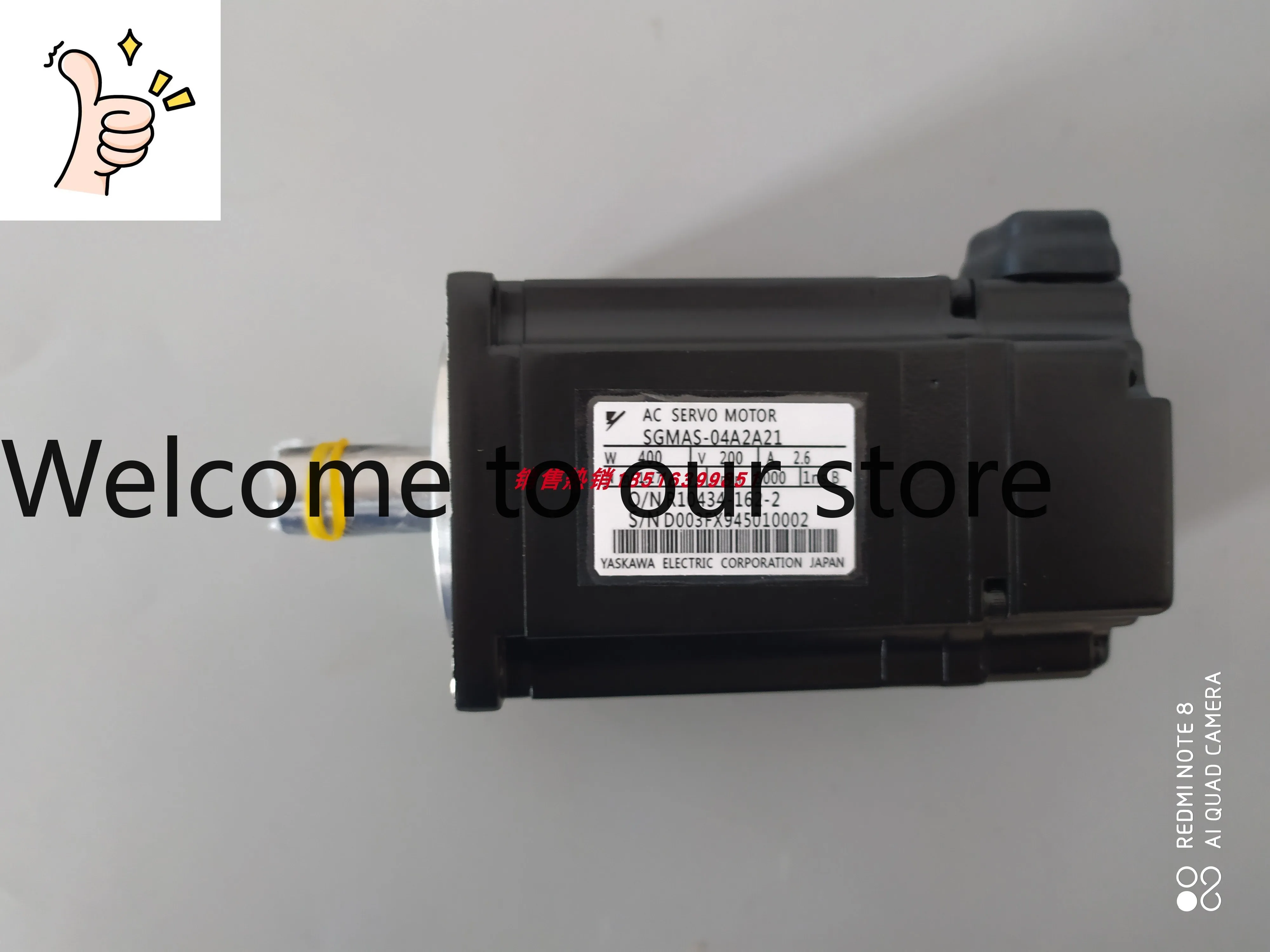 

SGMAS-04A2A21 Yaskawa Servo Motor, Brand New Original Quality Assurance 1 Year