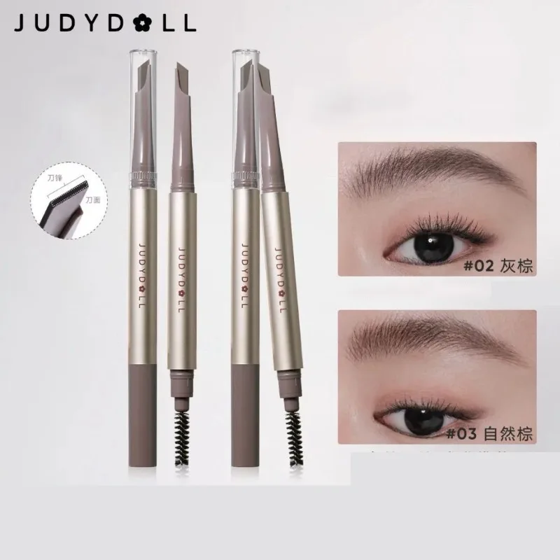 Judydoll Auto Define Eyebrow Pencil – Natural Brown,Waterproof & Smudge-Proof,Ultra-Fine Blade Tip for Effortless Natural Brows