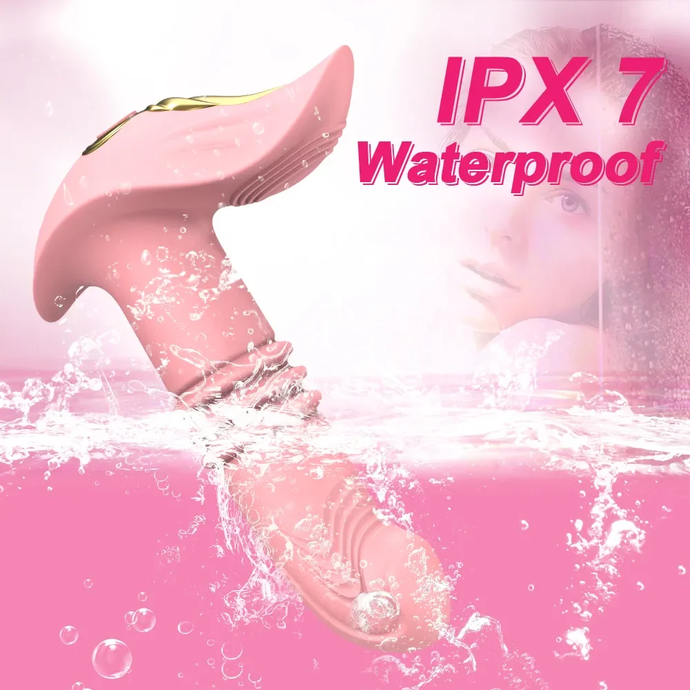 Thrusting Vibrator Rotating Dildo Remote Control Telescopic Prostate Massage Vaginal Anal Butt Plug Underwear Sex Toy For Women