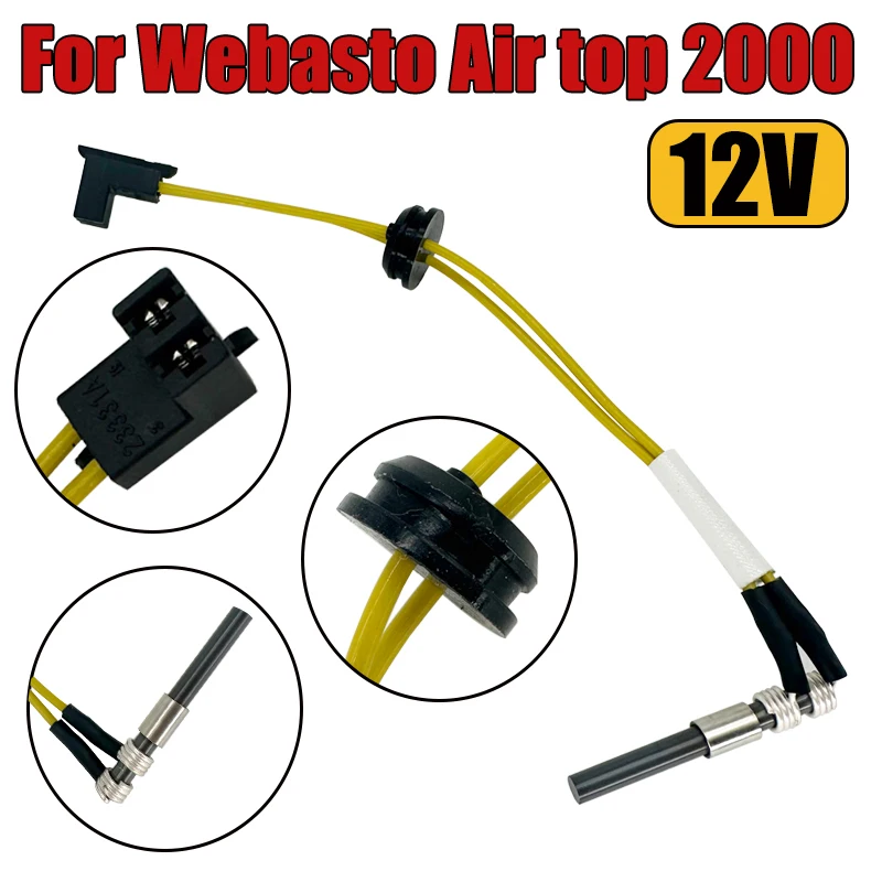 12V Car Diesel Parking Heater Glow Pin Plug 42-55W 84906B For Webasto Air top 2000 Truck Repair Parts Accessories