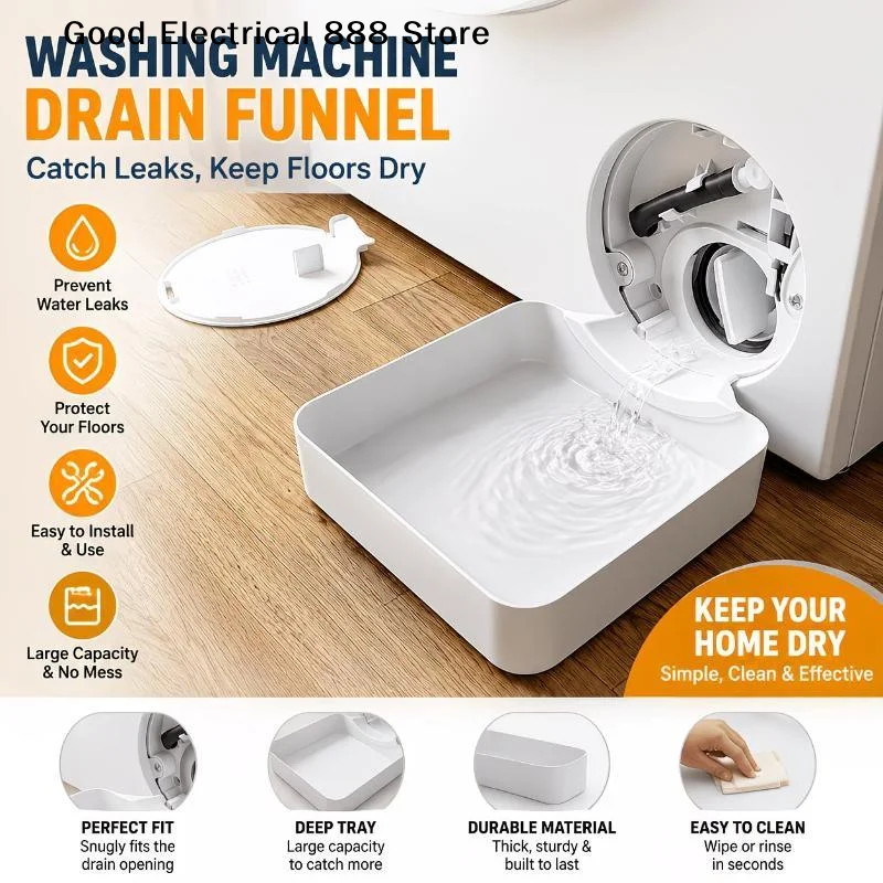 【G】Washing Machine Drain Funnel Leak Proof Large Capacity Easy To Clean For Home Laundry