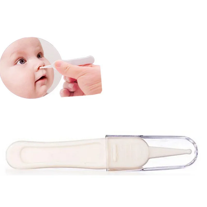 

Infant Ear Nose Navel Plastic Tweezers Pincet Forceps Talheres Newborn Safety Safe Care Infantil Mamadeira Clips Pinza Chupetes