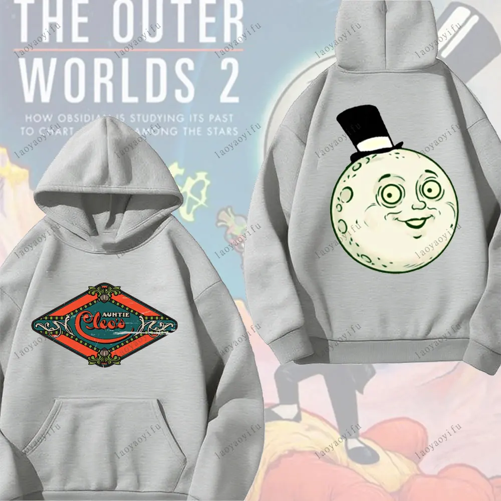 سترة بغطاء للرأس للألعاب من The O-Outer Worlds 2 للرجال والنساء، ملابس رياضية مريحة للخريف والشتاء، سترة بغطاء للرأس