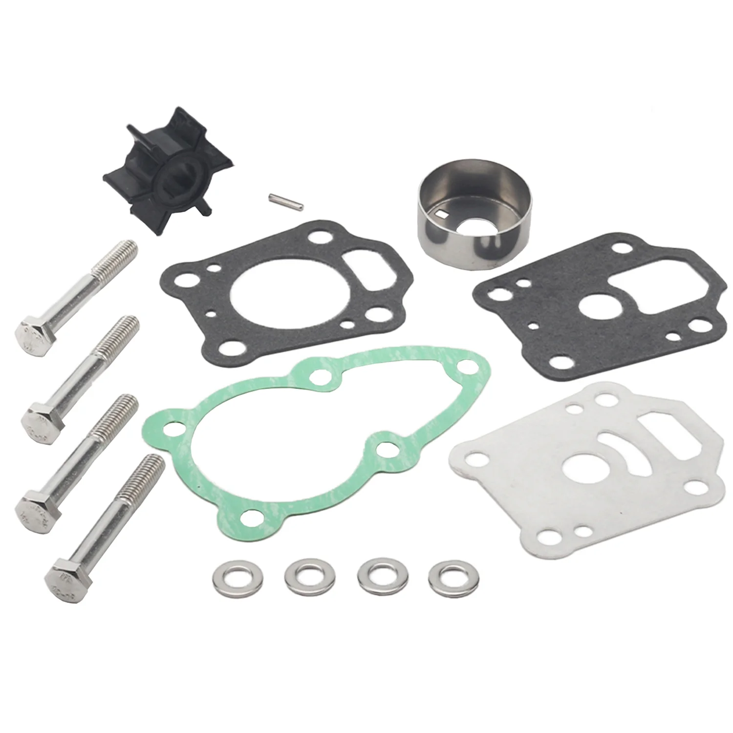 

16159A03 46- 16159T01 Replace for Mercury 4HP 5HP 6HP Outboard Water Pump Repair Service Kit Boat Motor 5040133 5041691