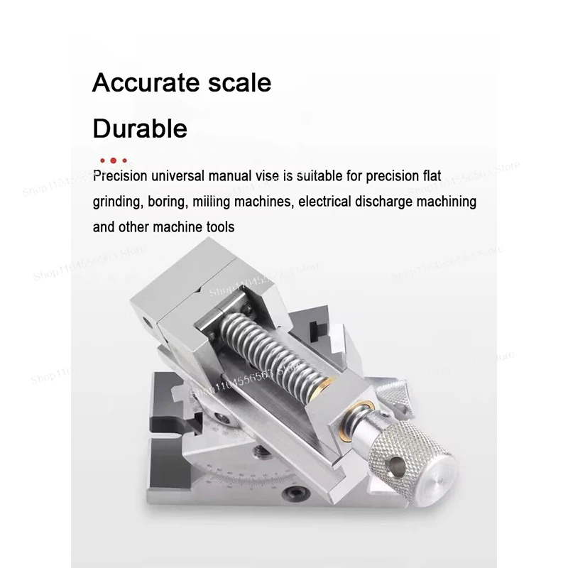 

Универсальная шлифовальная машина, прецизионные тиски, винтовой инструмент - высокоточный 2-дюймовый синус с регулируемым углом наклона для точного зажима заготовки