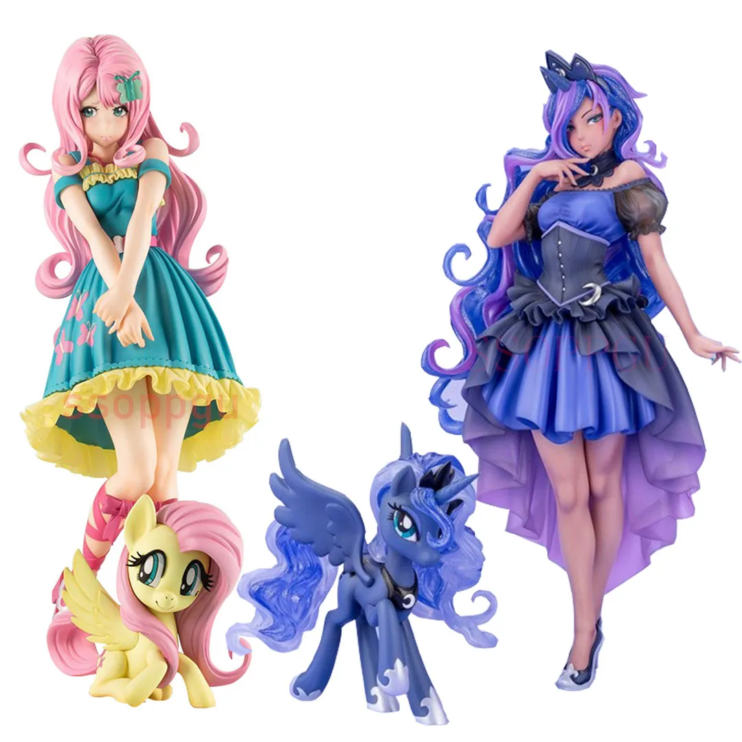 My Little Pony Bishoujo Statue Princess Luna Fluttershy Anime PVC