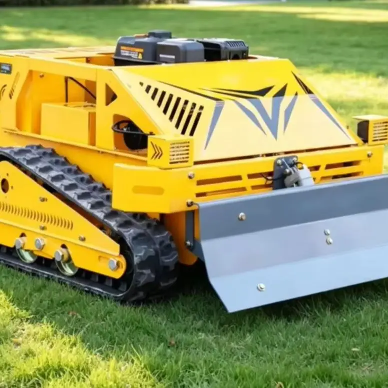 

Customized Remote-Controlled Tracked Lawn Mower for All-Terrain Slope Outdoor Garden Care Weed Cutter Robot