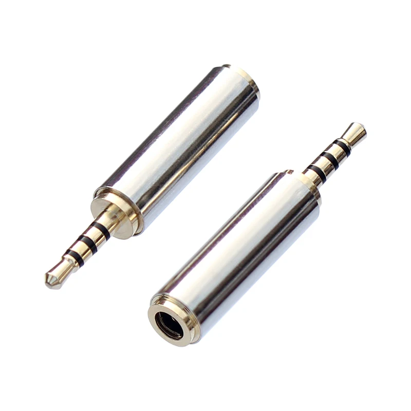 4極ステレオ2.5ミリメートルオス2.5ミリメートルメスジャック90直角男性女性オーディオアダプターケーブル