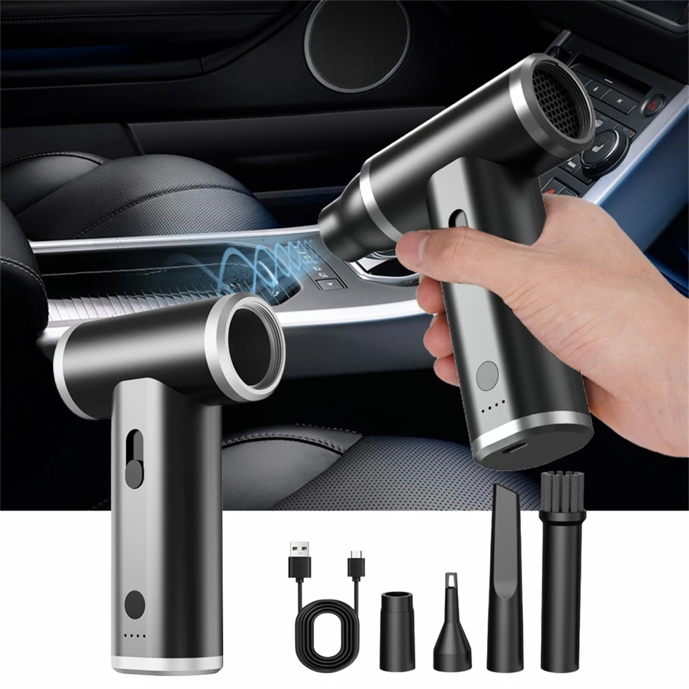 Hand Cleaning Wireless Cleaner Mini Vacuum Vehicle Cleaner Wireless Ultra Strong Cordless Turbo Jet Air Blower Cleaner