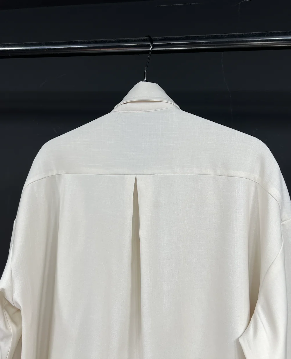 Original Design  Pure Color Pleated Shirt Jacket OS Version Drapey Base Layer Shirt Long Sleeve Clean Fit Collar Open C...