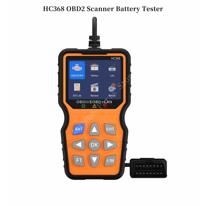 

HC368 OBD2 сканер тестер батареи автомобильный диагностический инструмент считыватель кодов