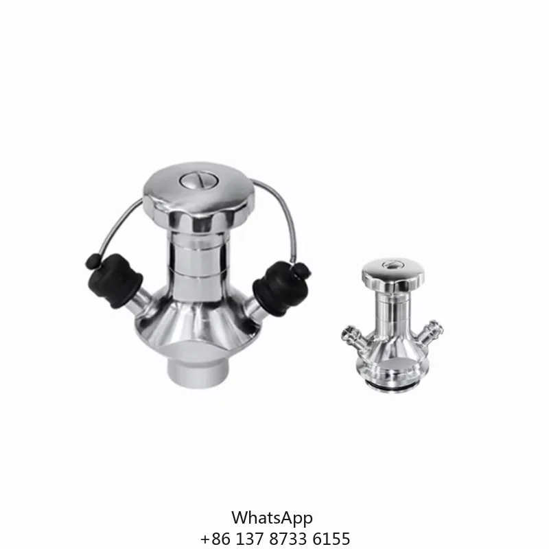 DONJOY 316L Beer Brewing Tank Sampling Valve Sanitary Aseptic Sampling Valve Stainless Steel Boot Seal Valve