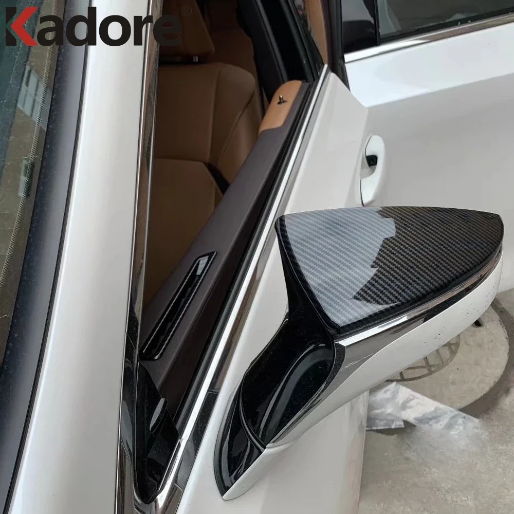 Side Door Rearview Mirror Cover Trims For Lexus ES 250 350 300h 2019-2023 2024 Chrome Car Styling Sticker Exterior Accessories