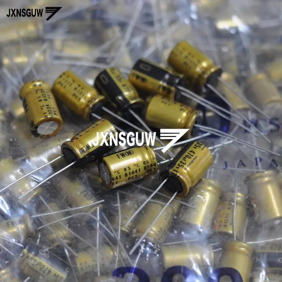 

20PCS/lot original Japan Nichicon FW 35V470UF 10X16MM Aluminum electrolytic capacitor 85c 470UF 35V free shipping
