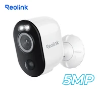 REOLINK 5MP Outdoor Wireless Security Cameras Dual-Band WiFi Battery Camera Smart Detection Solar IP Camera Home Hub Compatible