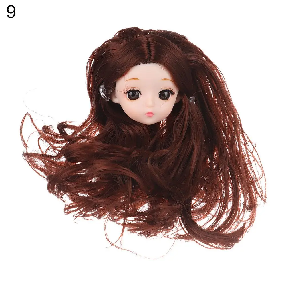 Europe Red Hairstyles Multiple Color  Head 16cm Dolls DIY Head Wear Ancient  Accessories
