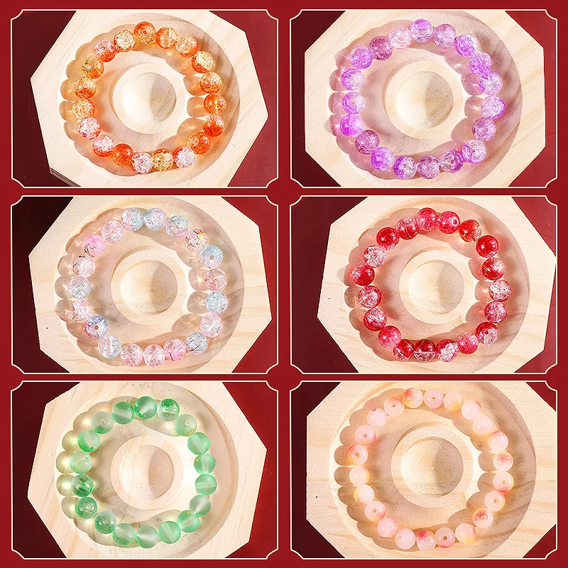 

Children's beaded handmade DIY making material pack gift bracelet girl