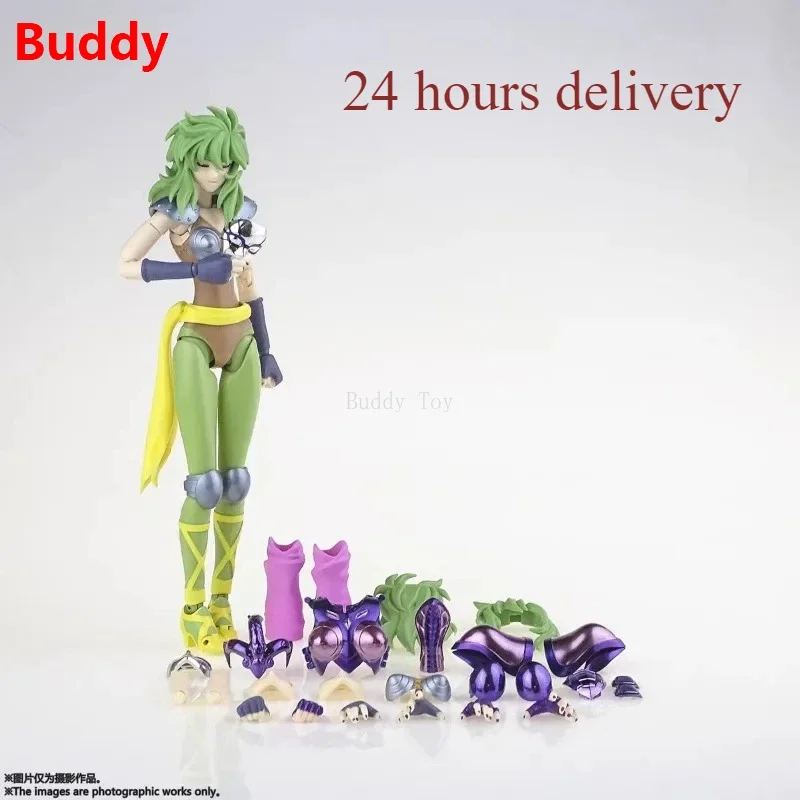 GoodTony GT Model Saint Seiya Myth Cloth 18cm Ophiuchus Shaina PVC Movable Action Figure Metal Armor Model Toys Wholesale