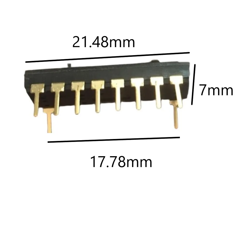 5Pcs 8-bit DIP Switches 3-position Piano Key Type Switches 2.54mm Pitch Circuit Breakers And Isolating Switches