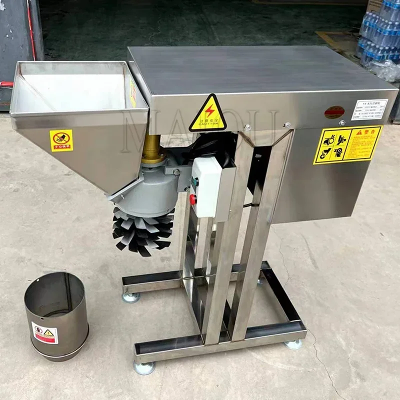 صانع الصلصة الساخنة الثوم معجون الطماطم ماكينة التلقائي بالكامل لب الفاكهة طاحونة كسارة الغذاء الخضار آلة سحق