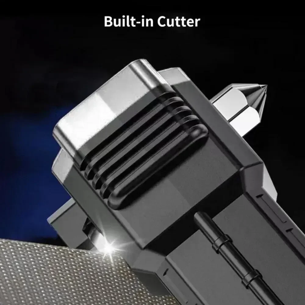 전술 손전등 10000 루멘 - 기절 총 및 USB-C 고속 충전(IPX7)을 갖춘 텔레스코픽 자기 방어 배턴