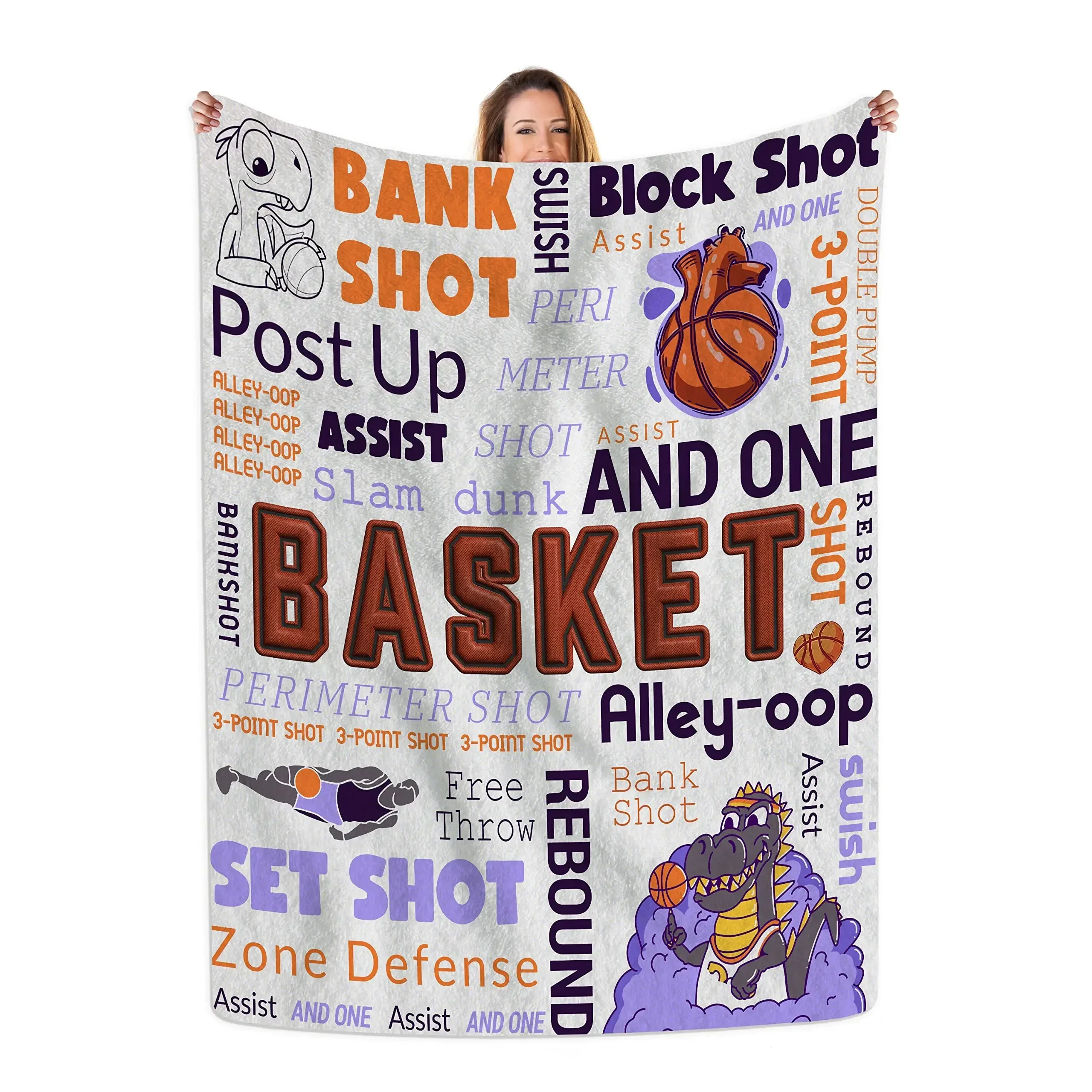 

Winter Kid's 3d Printed Baby Blanket Teen Boys Basketball Anime Babes Carpet Bed Sofa Nap Office Travel Blankets&Swaddling