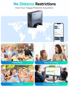 Server NAS Yottamaster Cloud Pribadi Penyimpanan Keluarga HDD / SSD Penyimpanan Terpasang Jaringan dengan Akses Jarak Jauh Pencadangan Otomatis NAS Tanpa Disk 8 rumah server penjualan terbaik - №