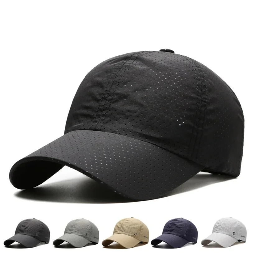 

Running Cap Cycling cap Thin Quick Drying Breathable Duck Tongue Outdoor Men's Sun Summer Fishing Avisor Baseball Cap