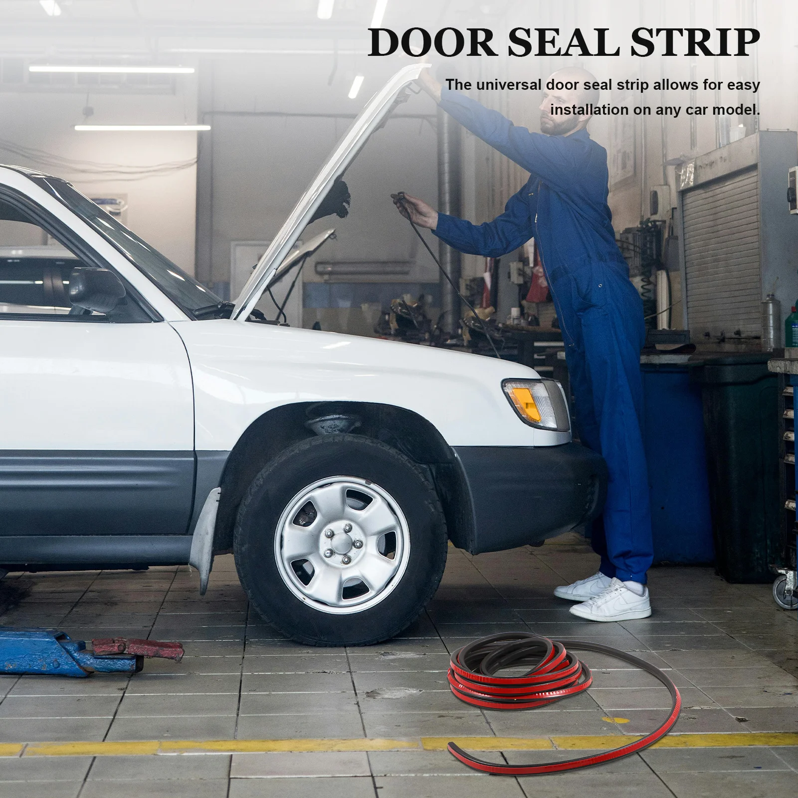 

5 Meters Universal Car Door Seal Strip Rubber Waterproof Soundproofing Edge Protection Car Door Gaskets Auto Edges Strip