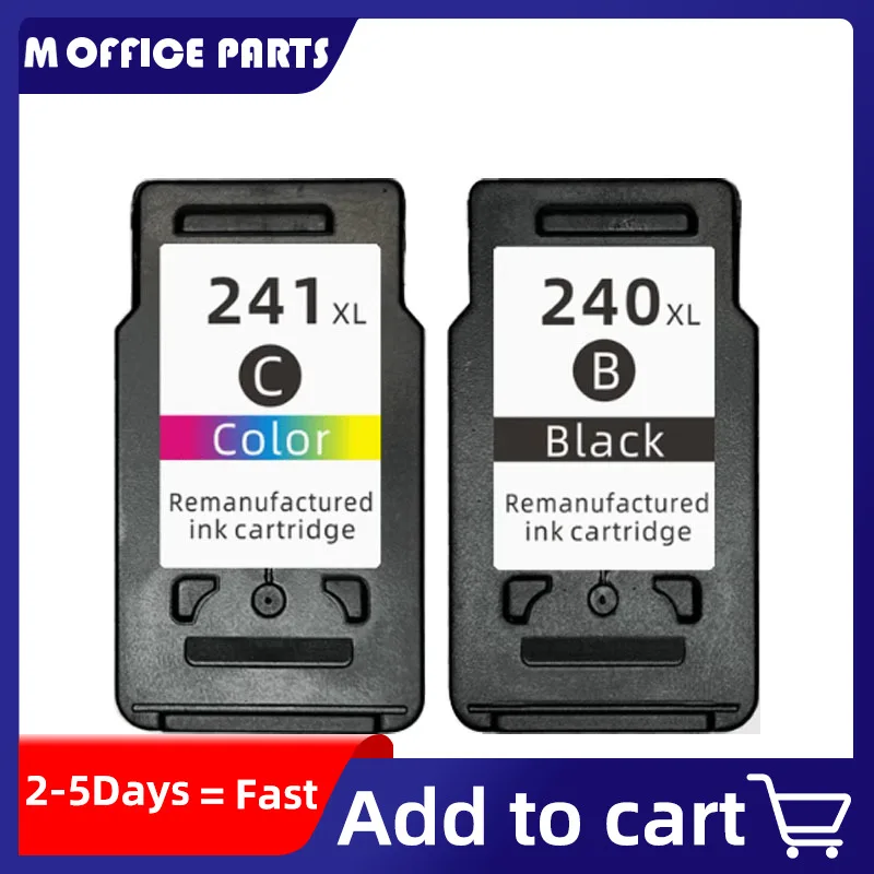 Compatible PG240 CL241 PG-240 CL-241 Ink Cartridge PG 240 241 For Canon Pixma MG3522 MG3122 MG3620 MG3520 MG4220 MG3220 MG2220