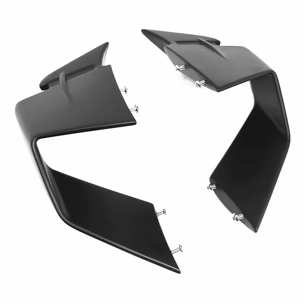 For BMW S1000RR M1000RR 2019 2020 2021 2022 Matte Black Front Spoiler Fxed Wind Winglets