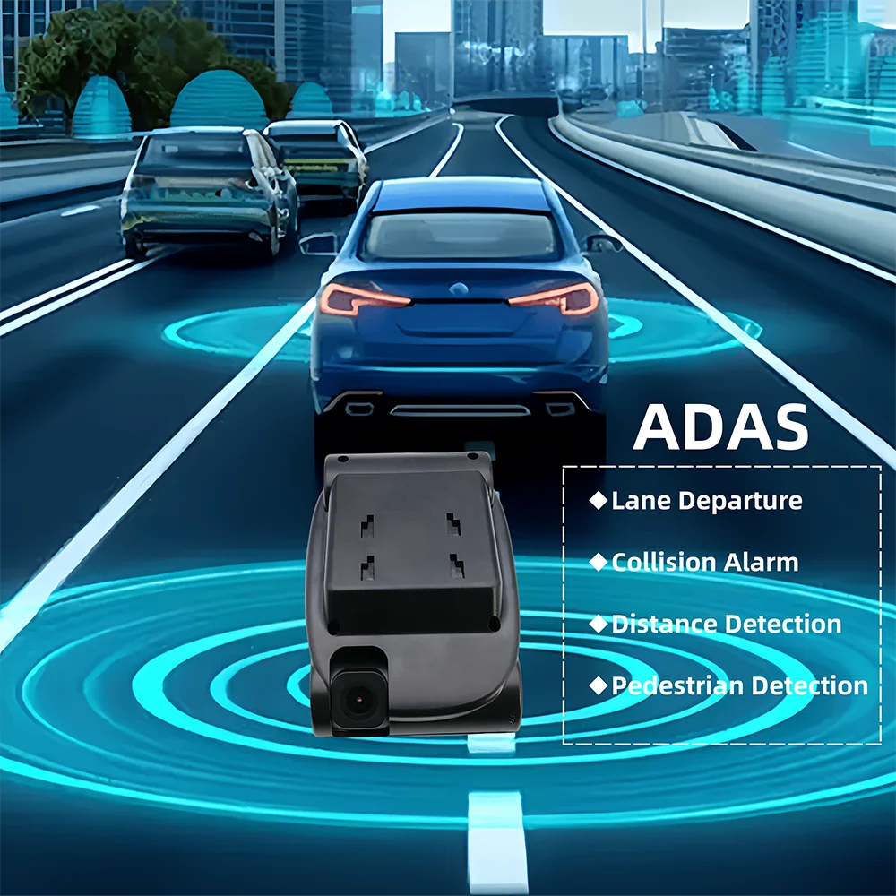 

Firecore HN-8901 AI Dash CAM 3 Channel 1080p Recording 2.7\" LCD WiFi Mobile App GPS Night Vision Collision Car Black Box