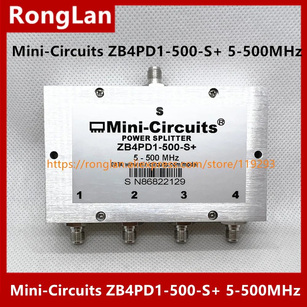 [LAN] Mini-Circuits ZB4PD1-500-S+ 5-500MHz a four divider SMA