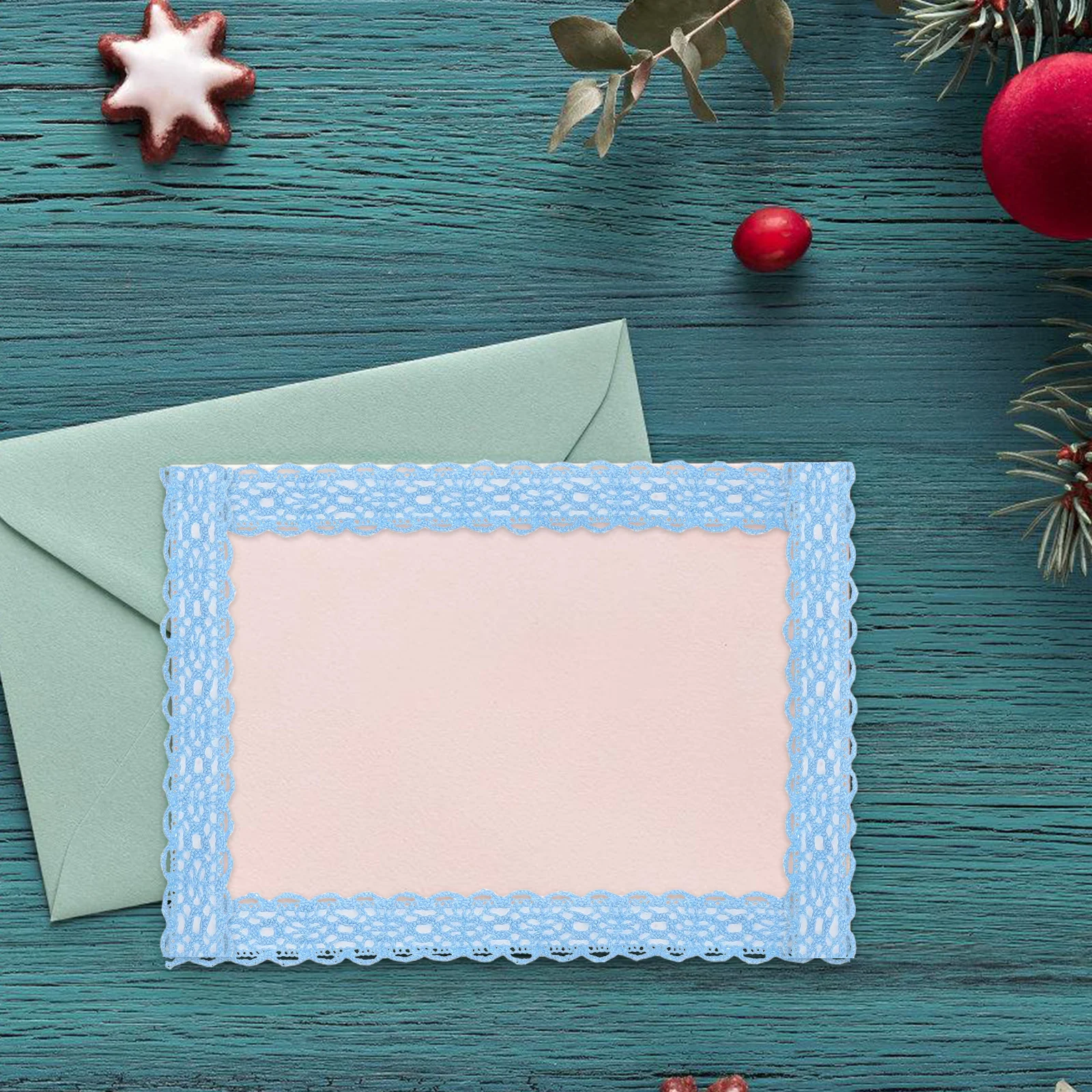 

3pcs Photo Frame Lace Decorative Lace Cloth Scrapbooking Adhesive Diy Creative Exquisite Tapes Photo Album Crafts Tapes