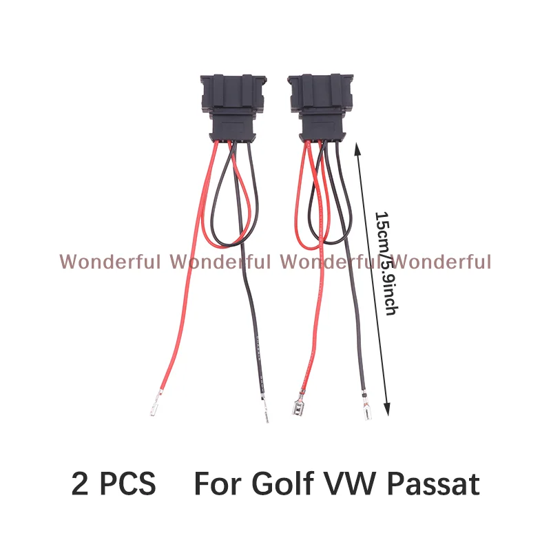 

2Pcs Car for Golf for Seat for Passat Speaker Wire Harness Adaptor Replace Vehicle Connection Plug Cable Connector