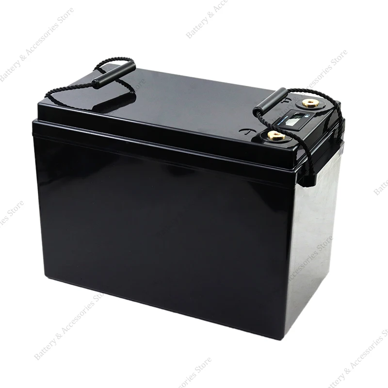 Paquete de batería Lifepo4 de 24V, 100Ah, 8S, 2500W, BMS incorporado de alta potencia con luz LED, 29,2 V, carrito de golf RV con energía solar, silla de ruedas