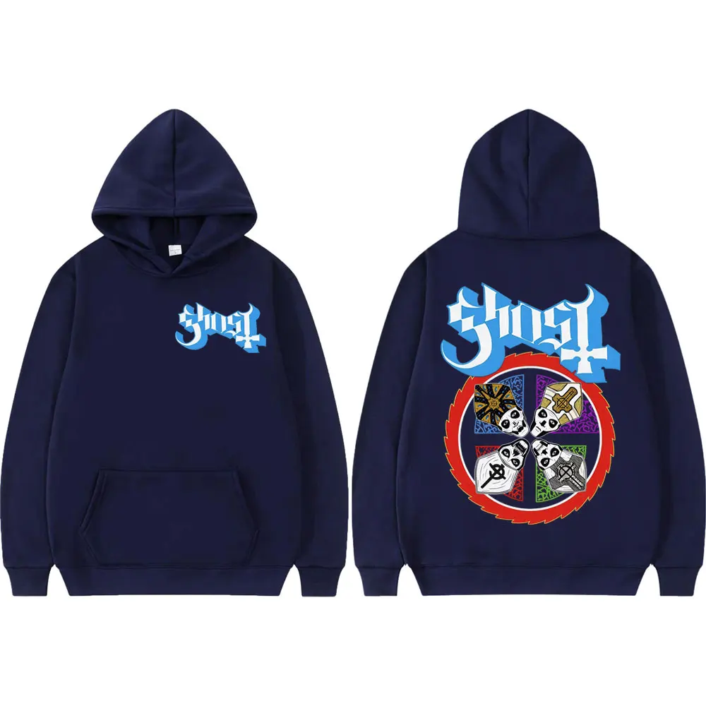 Limited Ghost Band Graphic Hoodies Men Women Clothing Fashion Y2k Oversized Pullovers Harajuku Rock Pop Music Hooded Sweatshirts