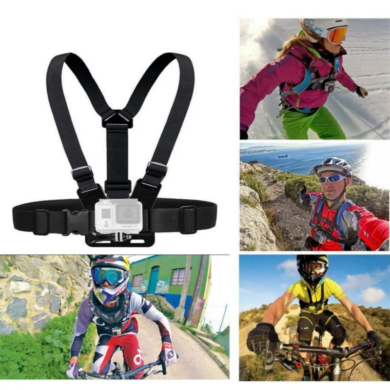 Chest Strap Suporte do telefone móvel para o iPhone 13 Belt Harness Strap Mount para Gopro Hero 10 9 8 7 Insta360 Dji Action Camera